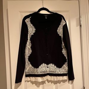 Alfani sweater with lace